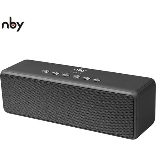 NBY 5520 Portable Bluetooth Speaker Subwoofer Speakers Wireless Speakers Sound System 3D Stereo Music Surround with Mic TF Card