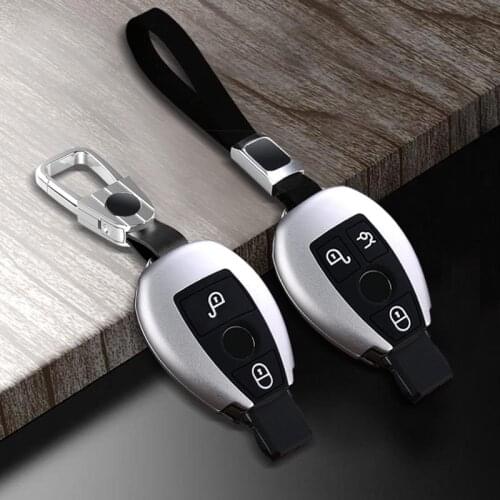 Key Case Key Case Set for Mercedes-Benz Key Case New Class C C200l Glc260 E300 Lc260lcla Metal Car Key Case