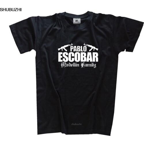 Pablo Escobar - Medelin Family Mafia Pate T-Shirt S-5XL Cool Casual pride t shirt men Unisex Fashion tshirt Loose Size sbz8276