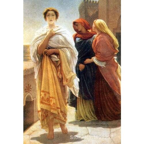 Helen on the Walls of Troy Paintings by Frederic Leighton impressionist art High quality Hand painted