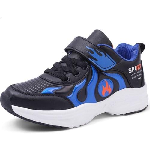 AFFINEST Children Shoes Boys Shoes Casual Waterproof Kids Sneakers Leather Comfortable Outdoor Sport Running Shoes 2019 Autumn