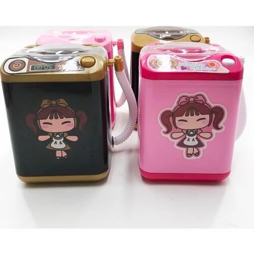 Lash Washers Mini Makeup Brush Washing Machine Simulation Toys Mink Eyelash Electric Powder Puff Cleaner Washer Tool