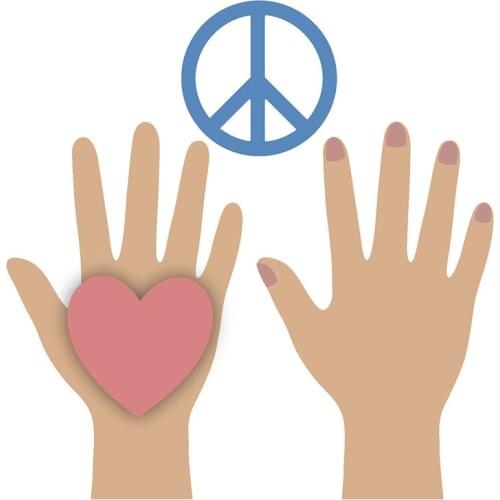 Helping Hand Heart Metal Cutting Dies Scrapbooking DIY Card Photo Album Making Crafts Stencil Embossing Decoration New Die Cuts