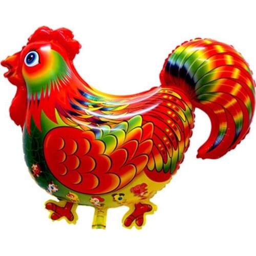 Animal Balloons Cock Foil Helium Balloon Party Supplies Globos Children Birthday Party Suppliers Children Inflatable Toys