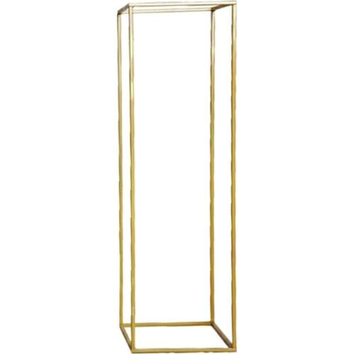 New 1PC Flower Vase Floor Vases Column Stand Metal Road Lead Elegant Wedding Decor