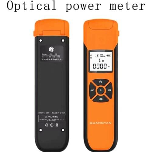 Optical Power Meter G10 New High Precision Rechargeable Battery Fiber Optic Power Meter With Flash Light OPM
