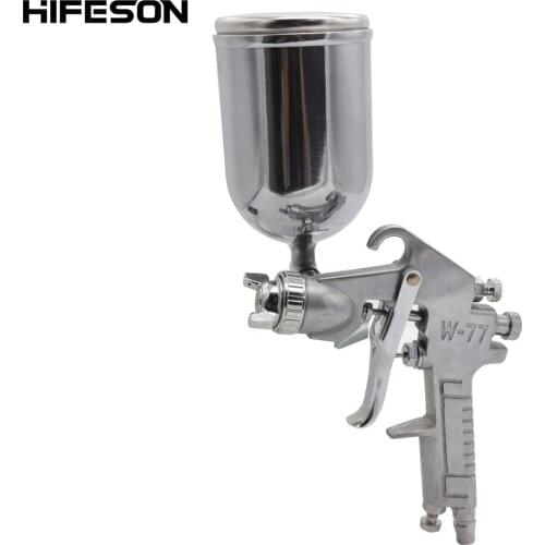HIFESON Air Spray Brush Gun 2.5mm 400cc 77G Pneumatic Mini Paint Spray Gun Tool Nozzle AirBrush Pen for Car Commercial Painting
