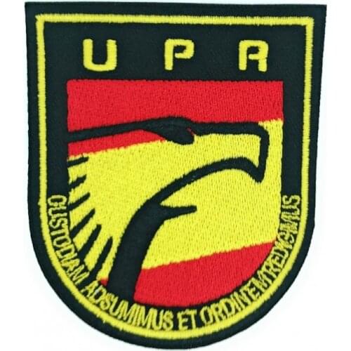 Police thermoadhesive patch prevention and reaction unit UPR 9cm