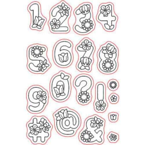 Transparent Clear stamp and cutting dies DIY Silicone Seals Scrapbooking / Card Making/Photo Album Decoration