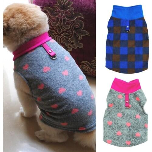 Warm Fleece Pet Dog Clothes Winter Pet Coat Puppy Dogs Shirt Jacket French Bulldog Pullover Camouflage Dog Clothing