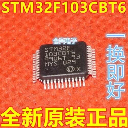 1Pcs/lote original and authentic STM32F103CBT6 LQFP-48 ARM Cortex-m332-bit microcontroller-MCU