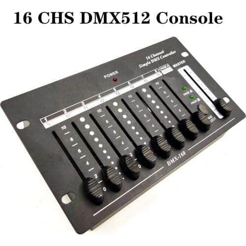 16CH Simple DMX Controller/ Mini 512 Stage Light Console/ Convenient dmx512 Console Easy to carry