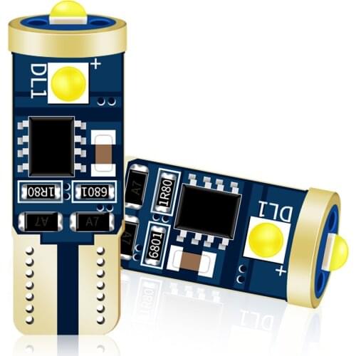 T10 W5W 194 168 Car Led Interior Lights CANBUS License Plate Parking Reserve Lights Reading Dome Lights-Amber/White/Red/Blue