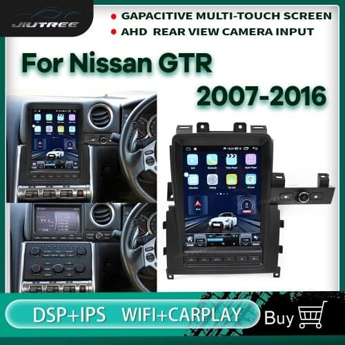 HD Screen Android Car Multimedia Player For Nissan GTR 2008-2015 GPS Audio Radio stereo GPS Navigation head unit