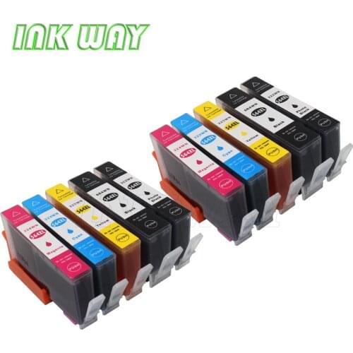 INK WAY 5 color 2 Sets Compatible Ink Cartridges Replacement for HP 564 for HP Photosmart 5520 6510 6520 7510 7515 C6380 C310a