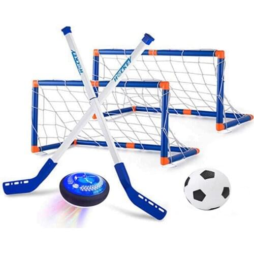 Kids Flashing Ball Rechargeable Air Power Hover Soccer Ball Toys Floating Soccer with LED Light for Children Gliding Football