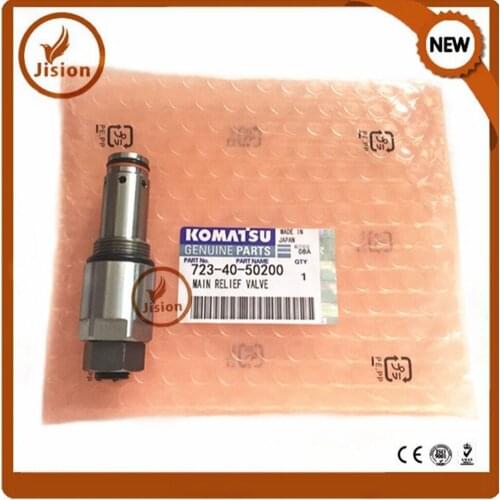 JISION HIGH QUALITY VALVE ASS'Y,RELIEF PC200-6 723-40-50200 RELIEF VALVE FREE SHIPPING