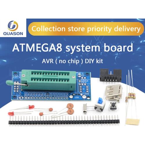 ATMEGA8 ATMEGA48 ATMEGA88 Development Board AVR (NO Chip) DIY Kit