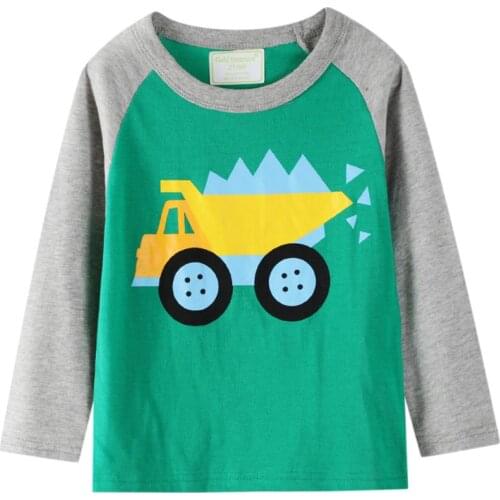 Funnygame New Arrival Animals Long Sleeve Baby T shirts for Autumn Spring Childrens Clothes Cute Fashion Kids Blouse Tops