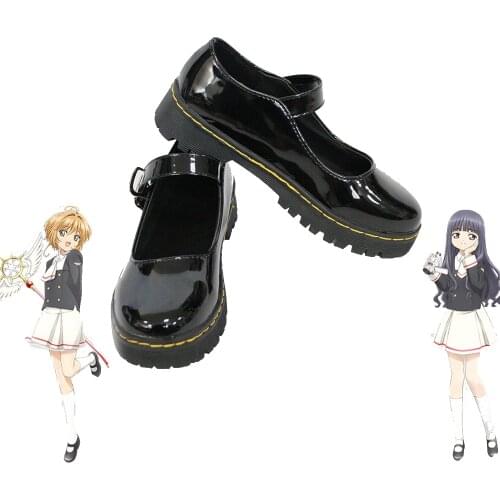 Anime Card Captor Sakura Cosplay Shoes Girls JK Shoes Women Universal Lolita Shoes Japanese School Student Uniform Shoes