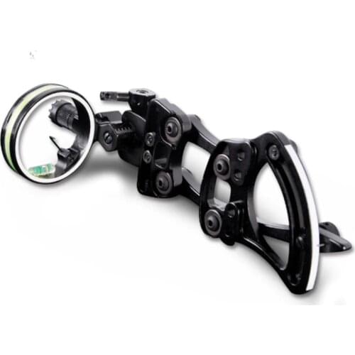 Hunting Archery TP9510 Professional Archery 1 Pin Bow Sight Micro-adjust Hunting Compound Bow Sights