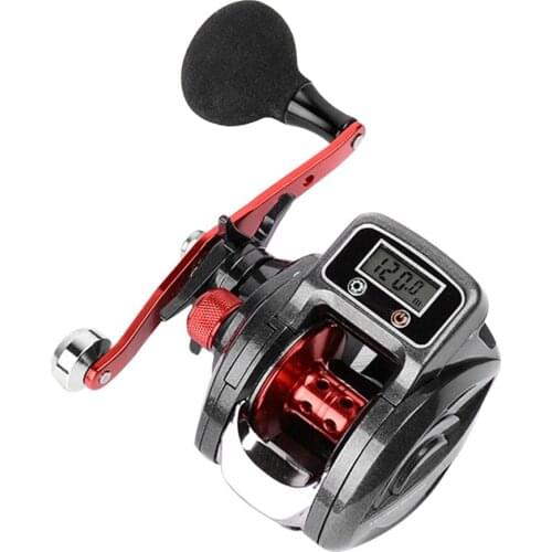 Drop Shipping Metal Fishing Reel Digital Display Rod Accessories Fishing Tool 16+1 6.3:1