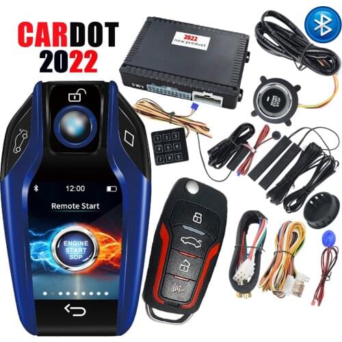 Cardot Drop Shipping KOL Pke Keyless Entry Remote Starter Push Engine Start Stop Button System