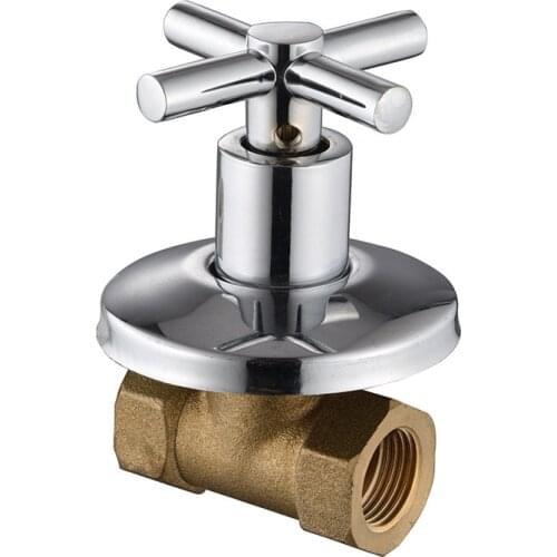 Concealed Brass Valve Gas Shutoff Valves Cock Pump Check Valve Male Valve 1/2" Bsp Female Brass Union Pipe Fitting Water Gas