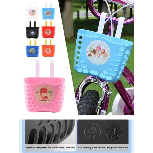 Childrens Bicycle Universal Basket Scooter Front Basket Thickened Bike Basket Bicycle Accessories