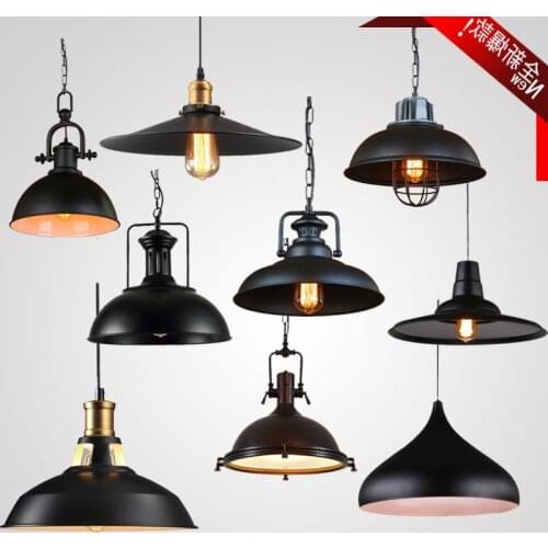 Vintage Pendant Light Loft Glass Hanging Lamp For Kitchen Dining Room Home Lighting Luminaria Retro Industrial Pendant Lamp Ing