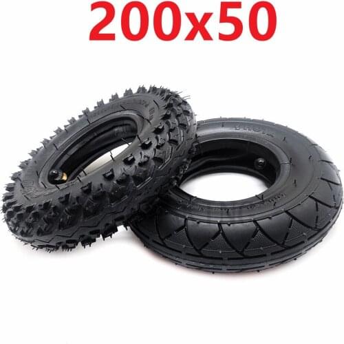 High Quality 200x50 Inner Outer Tyre 8 Inch Off-road Pneumatic Wheel Tire for Mini Electric Scooter Accessories