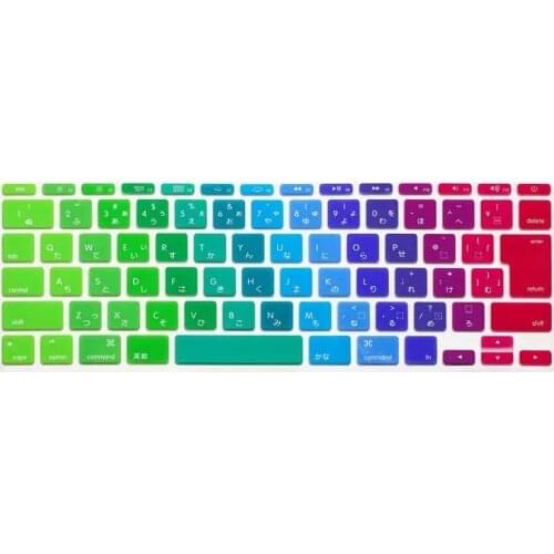Japanese English Japan JP Version Silicone Keyboard Cover Skin Protector Cover For Apple MacBook Air 11" 11.6 inch A1465 A1370