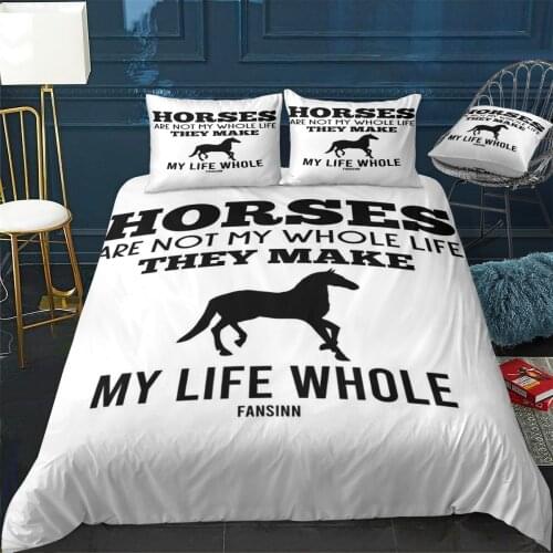 Horse riding stables Sport Duvet Cover Comfortable Quilt Home Decora Design Universal Bedding Set Bedclothes+Pillowcase 3pcs