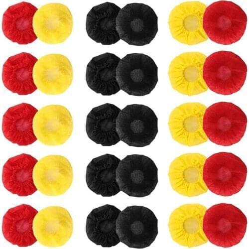 300 Pcs Disposable Microphone Cover Non-Woven Microphone Cover Windshield for Recording Studio, KTV, Stage Performance