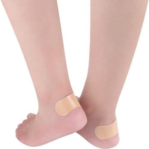 4 Pcs/sheet Gel Soft Heel Sticker Adhesive Hydrocolloid Gel Blister Plaster Anti-wearing Heel Sticker Pedicure Patch
