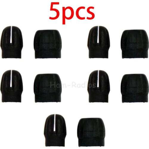 5pcs Volume knob + Channel selector knob for Motorola radios GP-328 338 HT750 HT1250 EP350 EP450 EX500 EX600 GP340 GP360 GP380