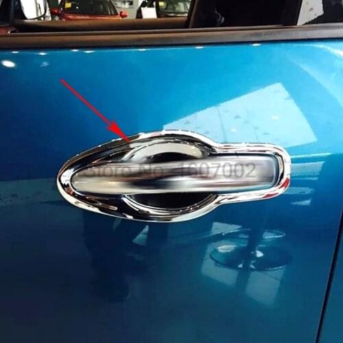 For Nissan Lannia 2016 8pcs Chrome Car Exterior Side Door Handle Bowl Cup Cover Molding Trim Protectors High Quality