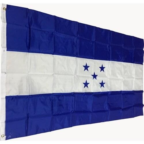 90 x 150cm Honduras National Flag Hanging Flag Polyester Honduras Flag Outdoor Indoor Big Flag