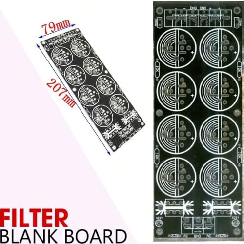 Power Supply Schottky Diode Rectifier Filter Blank Board Bare PCB for Audio Amp