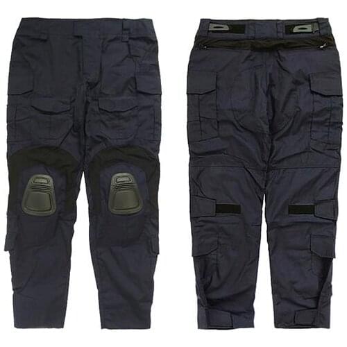 Man youth loose straight tube outdoor Trousers French secret service GIGN Special forces overalls G3 Police Pants multi Pockets