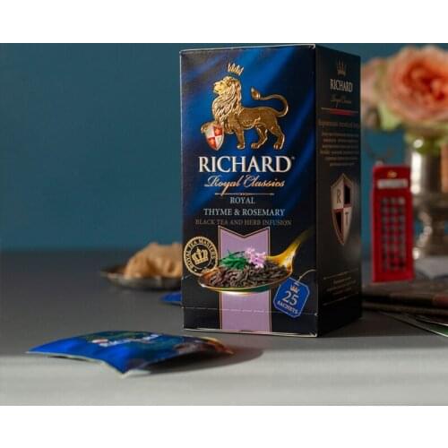 Richard rosemary thyme black tea Russian tea bag seasoning tea English style