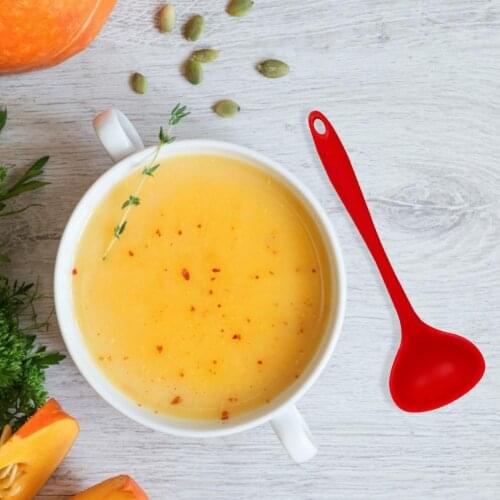 Children Small Soup Spoon with Long Handle Household Spoon Non-stick Pan Cookware Dinnerware Kitchen Cooking Tool