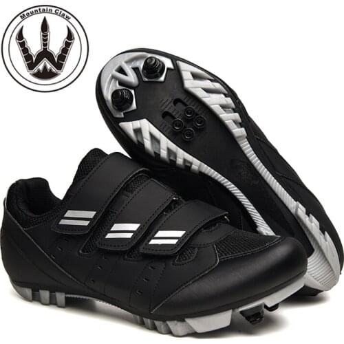 Road cycling shoes colorful reflective color changing Professional Mountain Bike Breathable Bicycle Racing Self-Locking Shoes