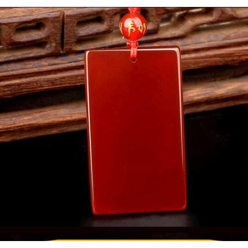 Chalcedony Ping'an hanging couple style Nothing hanging piece Jade Pei Nu No Character Card