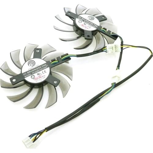 FD7010H12S PLD08010S12HH 12V 0.35A 75mm Fan Graphics Card Cooling Fan GPU Fan Cooler