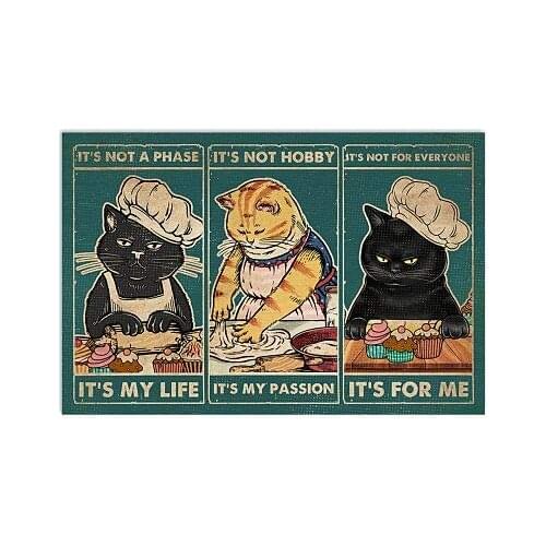 Letrero de estaño de Metal para decoración de pared, arte de 8x12 pulgadas (20x30cm)