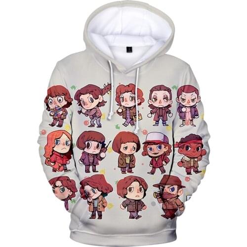 New Arrival Stranger Things 4 3D Hoodies Men/Women/Kids Fashion Casual Sweatshirt Pullover Hooded Stranger Things 4 Clothes Tops