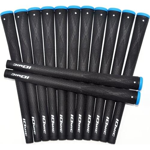 10pcs/lot IOMIC negative ion ingredient golf grip colorful grip wear-resistant