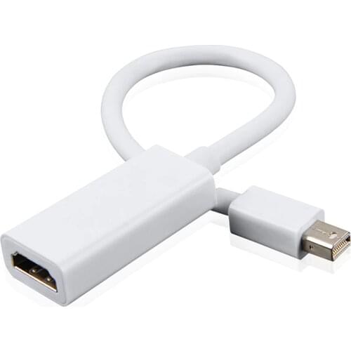 NEW Mini DisplayPort DP Male to HDMI Female Thunderbolt Audio Vidoe Adapter Cable For Macbook AIR PRO For iMac For MAC