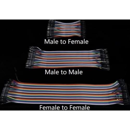 40Pin Jumper Wire 10 21 30CM Male to Male Female to Female Integrated Cable Kit DIY Electron Line Arduino Colorful